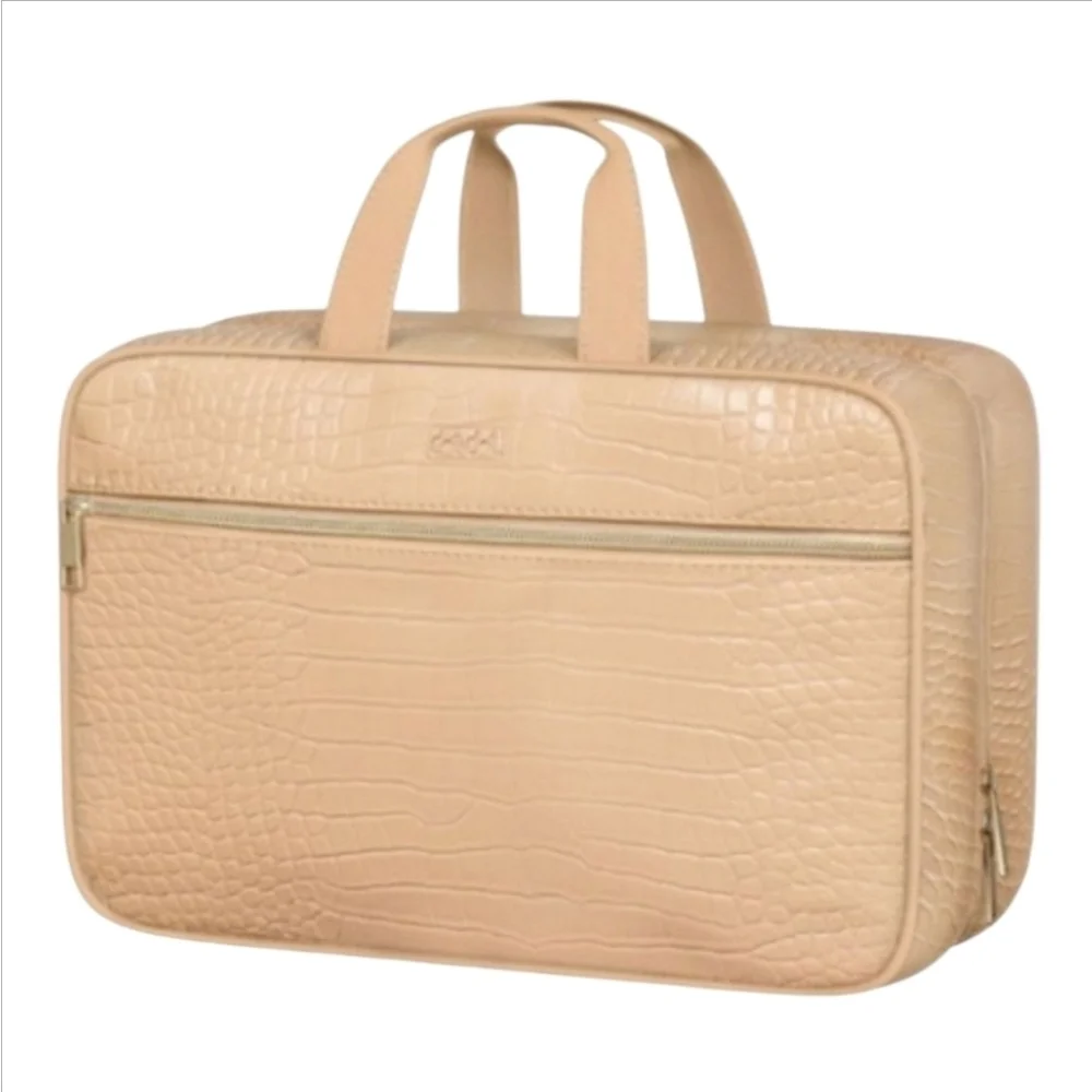 COMING SOON...Travel Toiletry Hanging Bag ~Light Tan~NEW